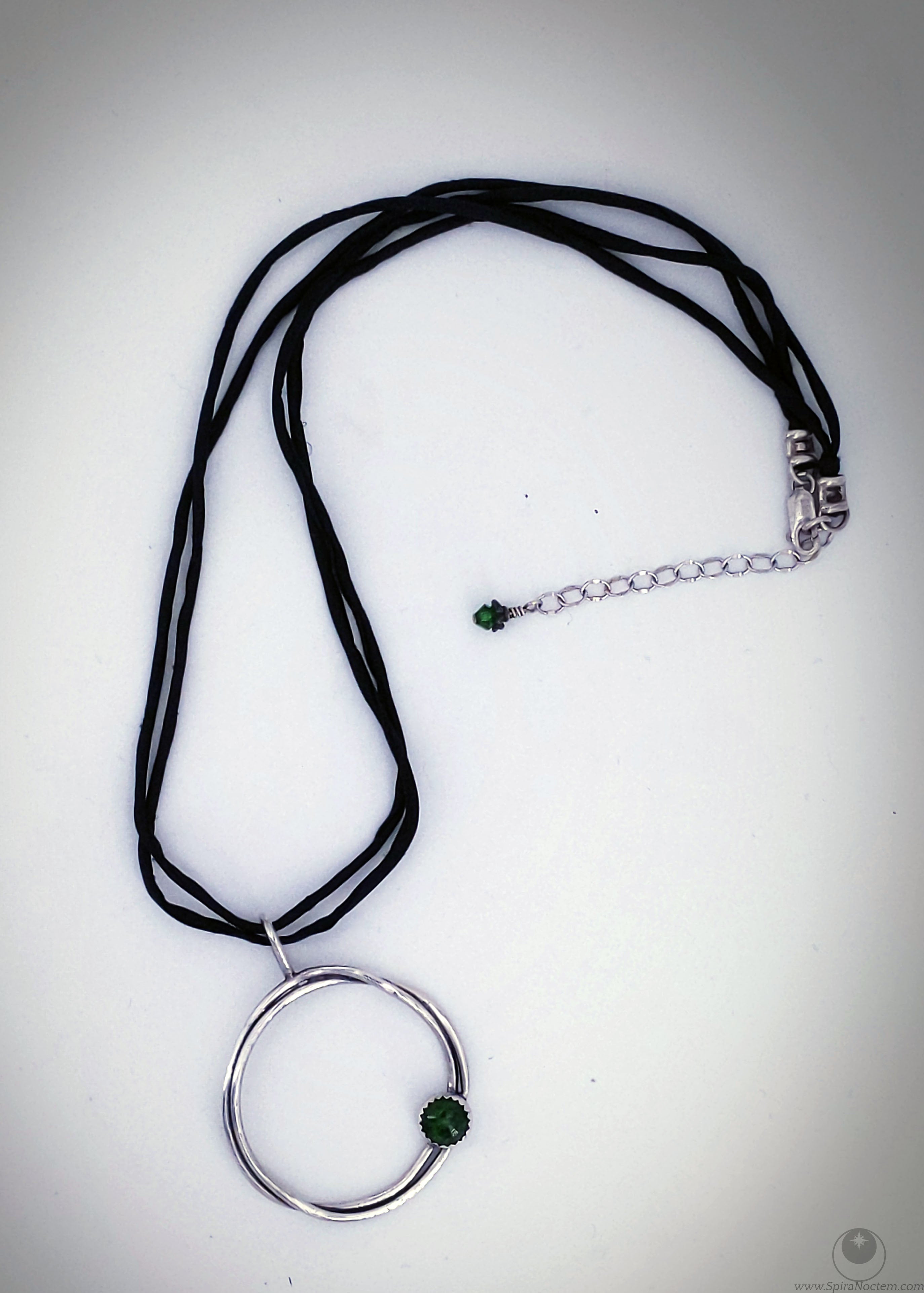 Circle of Life Necklace with Chrome Diopside