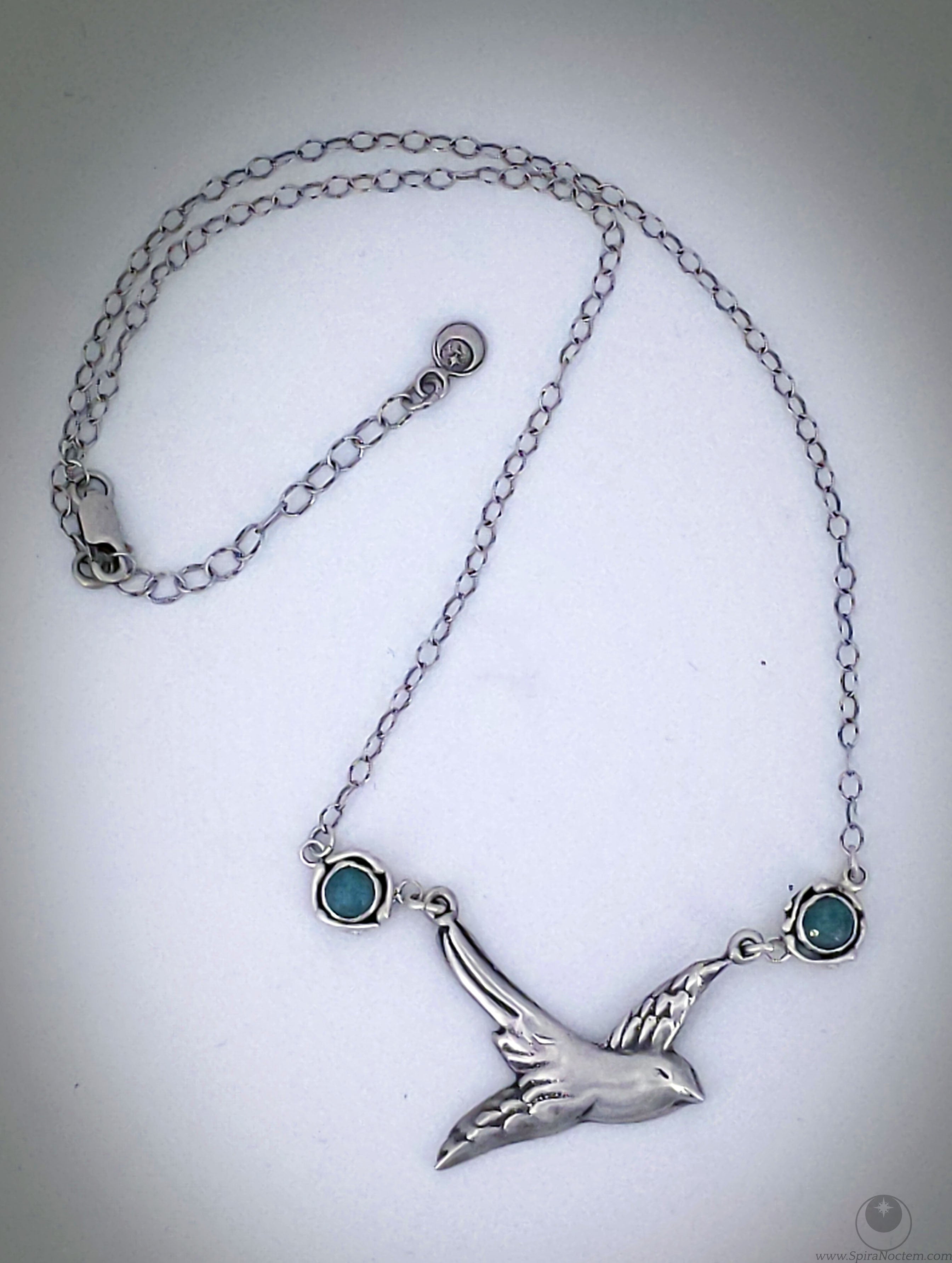 Flying Sparrow, Bird Charm Necklace - Gold Filled – Sela+Sage