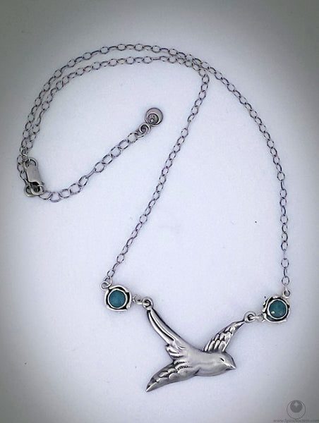Pendant Silver Bird Hummingbird Sterling Handmade 925 Wings Freedom Free  Spirit Animal Necklace Jewelry