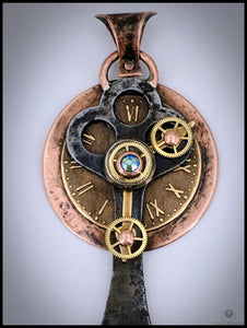 Time Key Pendant with Chain